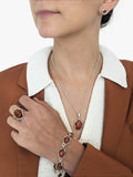 Be-Jewelled Baltic amber pendant necklace sterling silver 46cm - British product