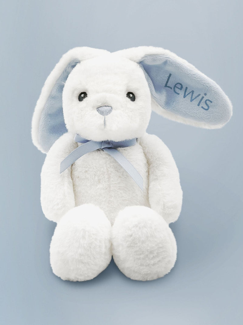 Babyblooms personalised bunny gift set with rosebud socks, UK version