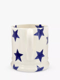 Emma Bridgewater Blue Star Half Pint Mug Cream/Blue 300ml - British product