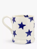 Emma Bridgewater Blue Star Half Pint Mug Cream/Blue 300ml - British product