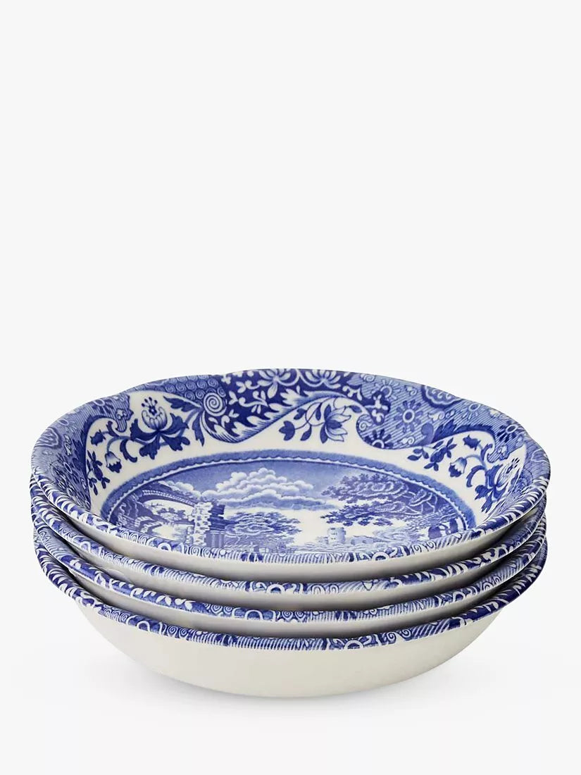 Spode Blue Italian earthenware cereal bowl 16cm - British product
