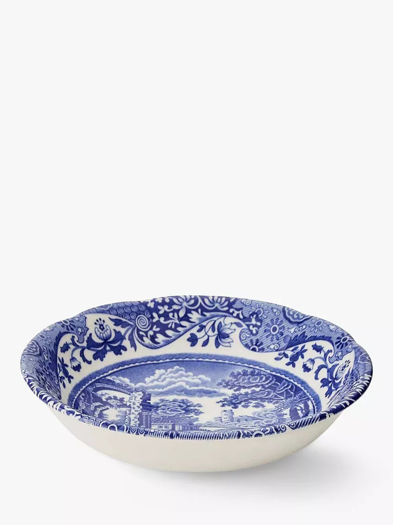 Spode Blue Italian earthenware cereal bowl 16cm - British product
