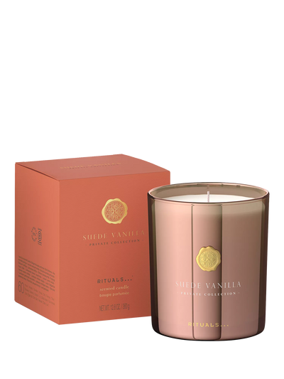 John Lewis Rituals Private Collection Suede Vanilla Scented Candle, 360g- Buy online at McGrocer