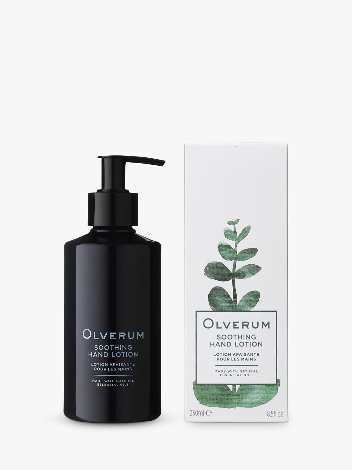 Olverum soothing hand lotion 250ml (British brand)