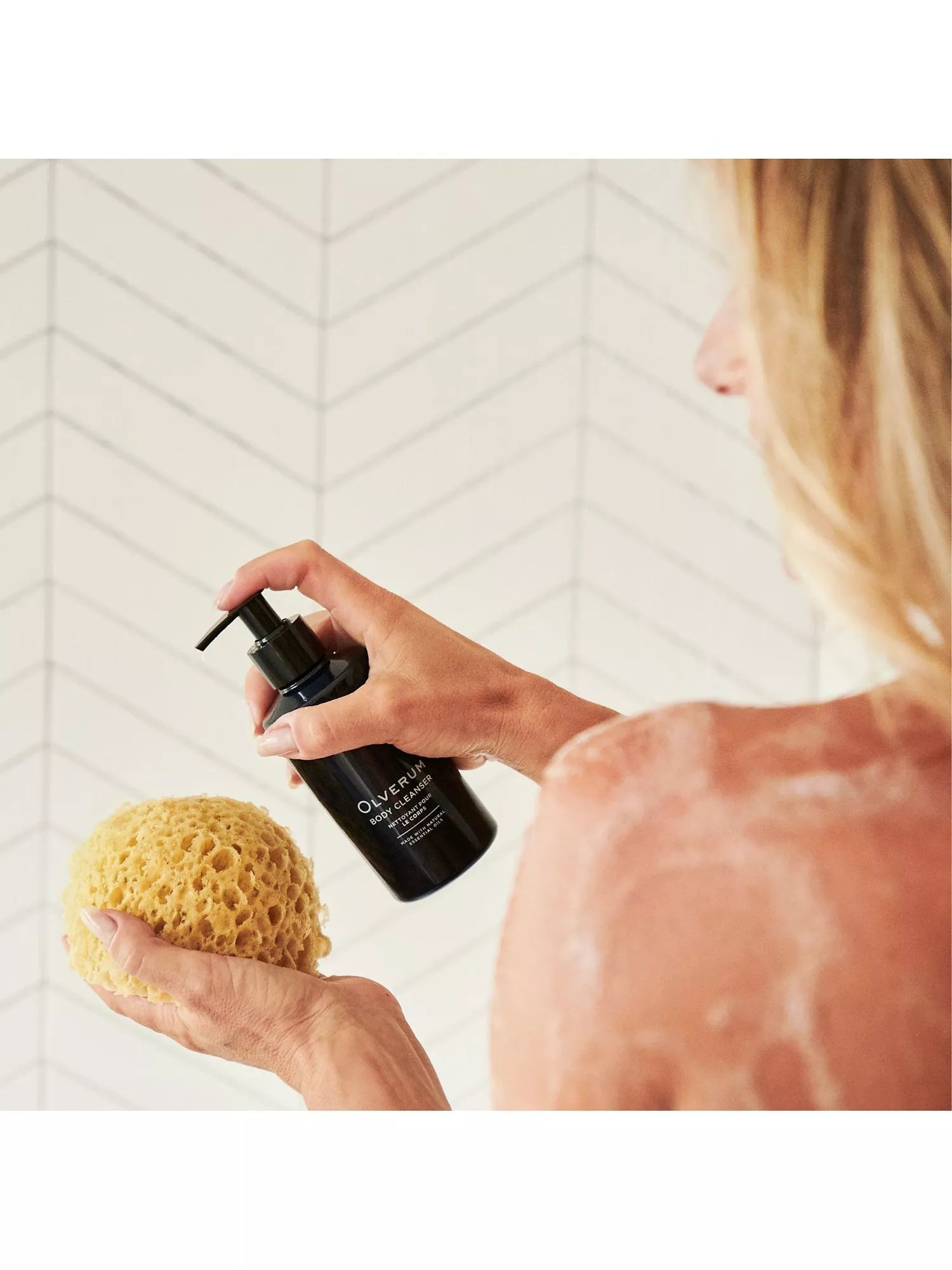 Olverum body cleanser 250ml, imported from the UK
