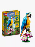 LEGO Creator 3-in-1 Exotic Parrot building set with 253 pieces, UK version