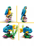 LEGO Creator 3-in-1 Exotic Parrot building set with 253 pieces, UK version