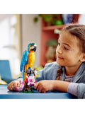 LEGO Creator 3-in-1 Exotic Parrot building set with 253 pieces, UK version