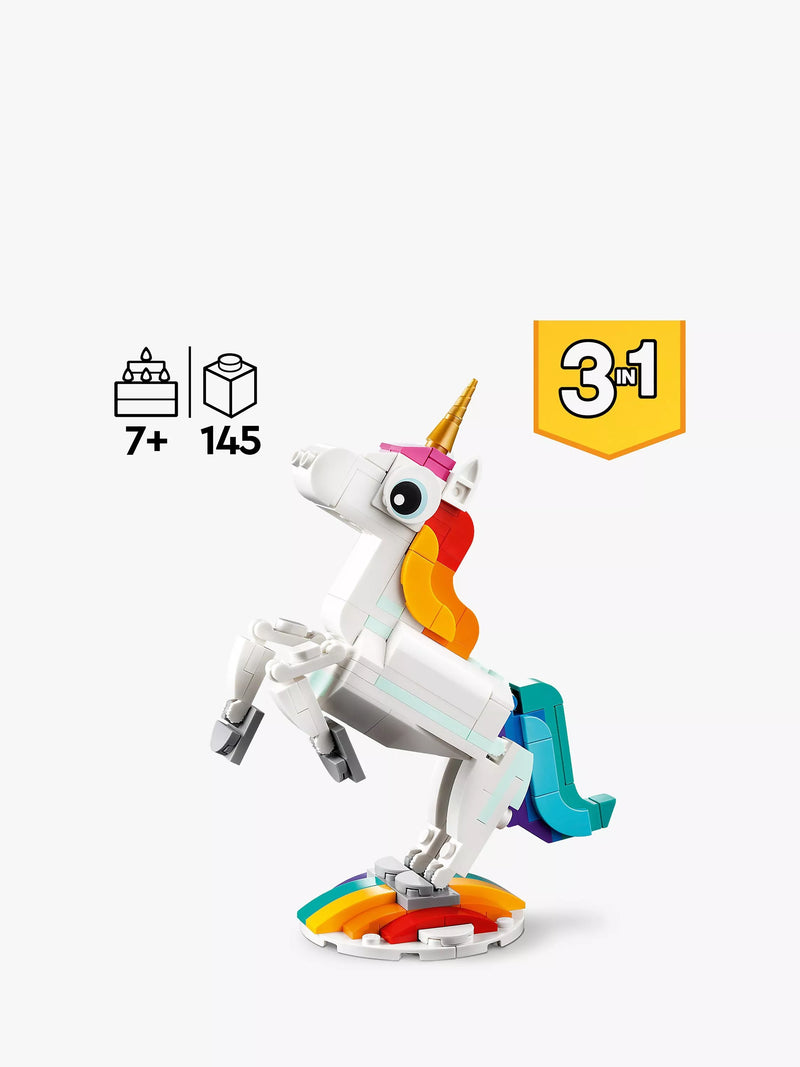 Lego Magical Unicorn building set, UK version