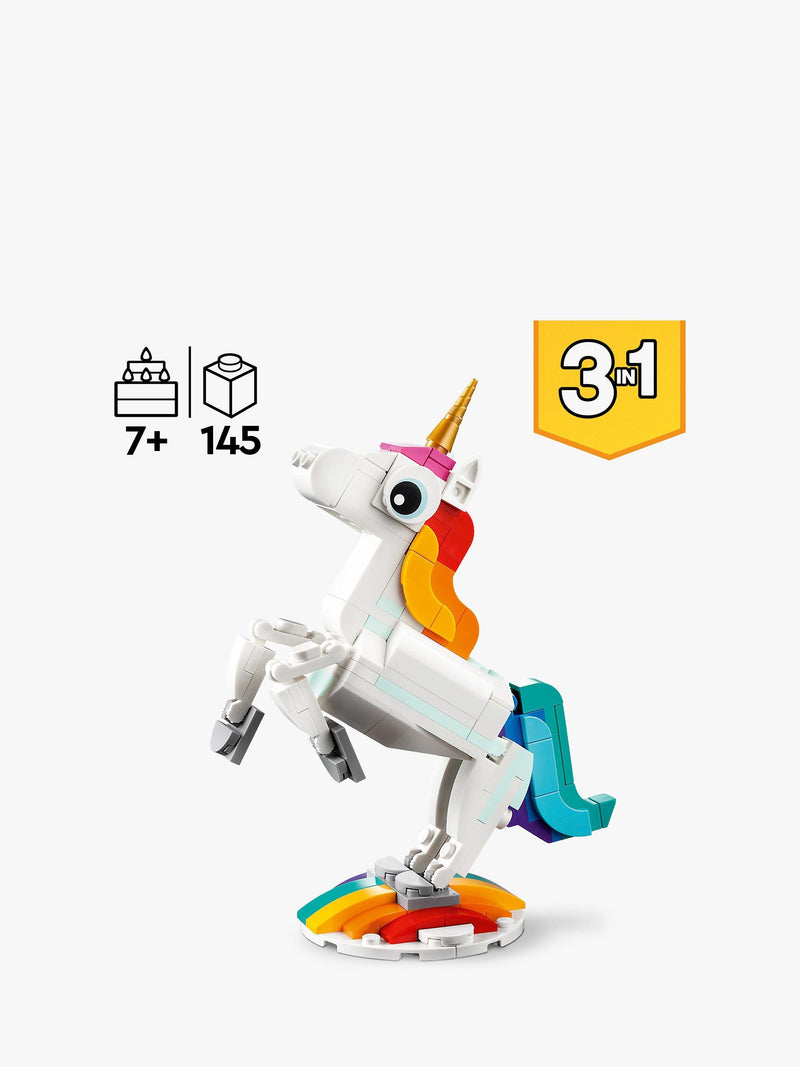 Lego Magical Unicorn building set, UK version