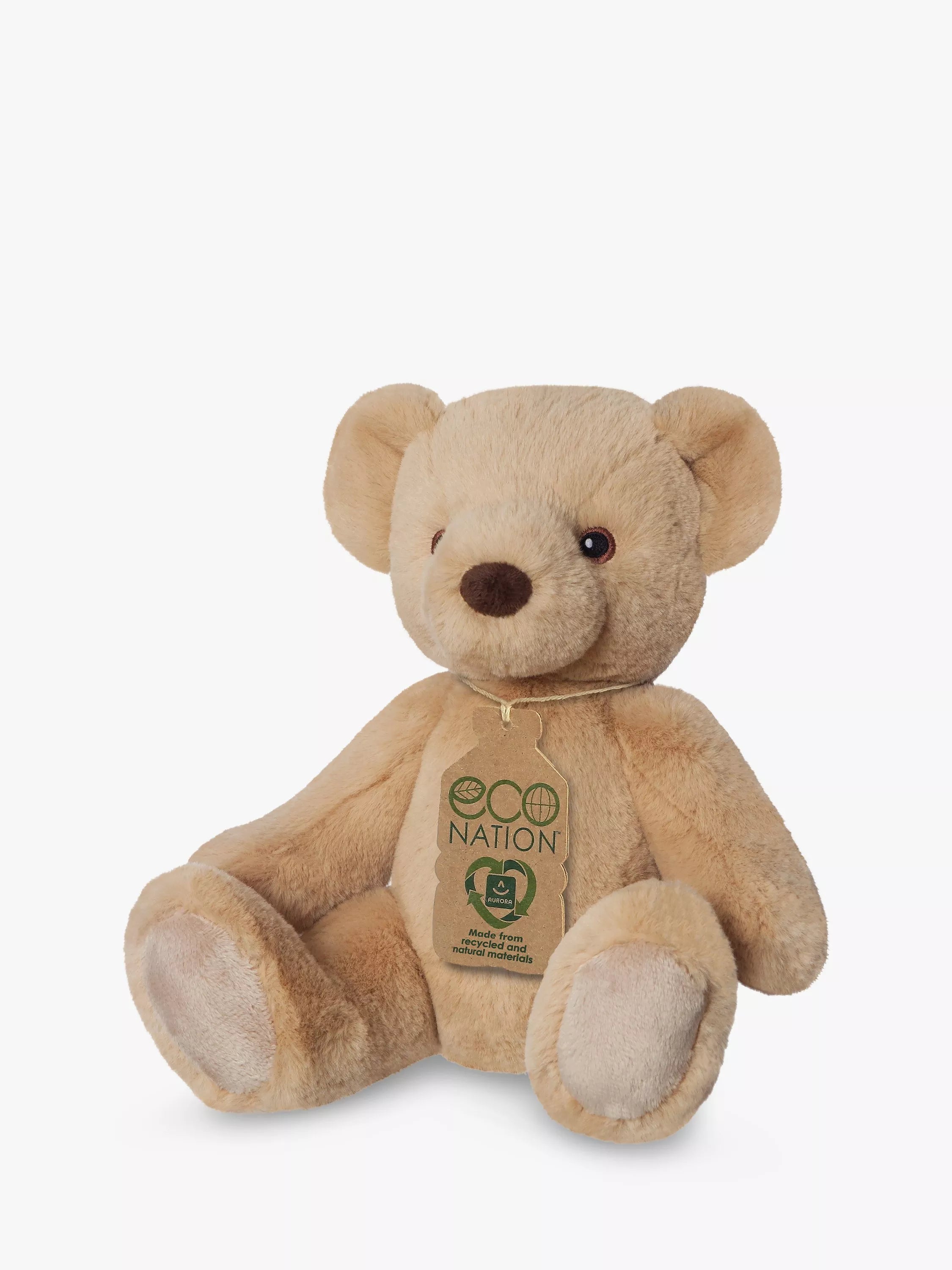 Aurora World Eco Nation teddy bear 28cm, UK version