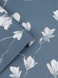 Laura Ashley magnolia floral wallpaper, UK version