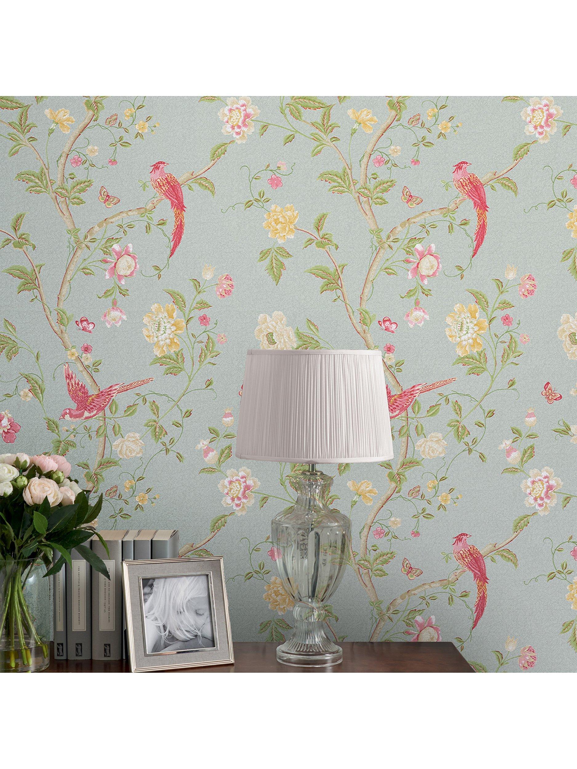 Laura Ashley Summer Palace wallpaper, UK version