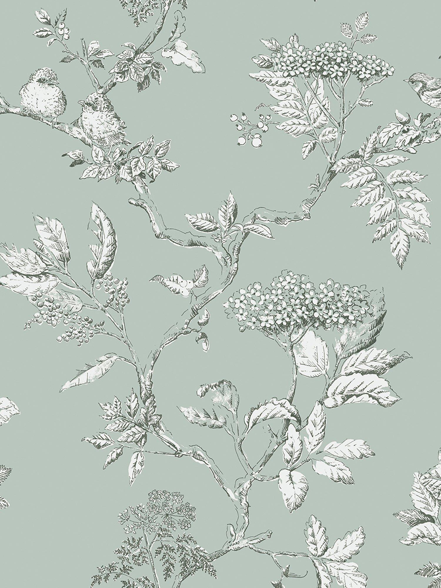 Laura Ashley Elderwood Wallpaper 10m x 52cm, UK version