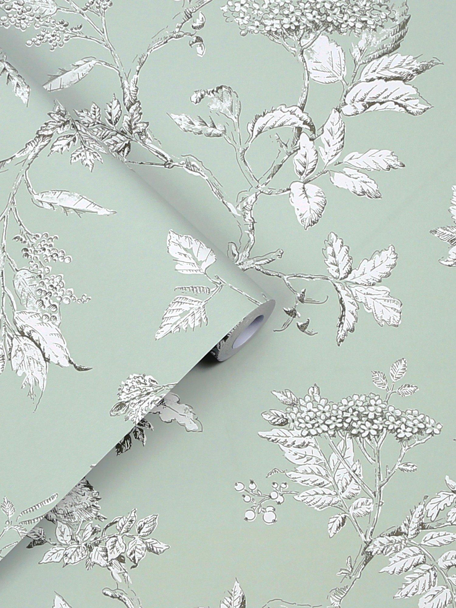 Laura Ashley Elderwood Wallpaper 10m x 52cm, UK version