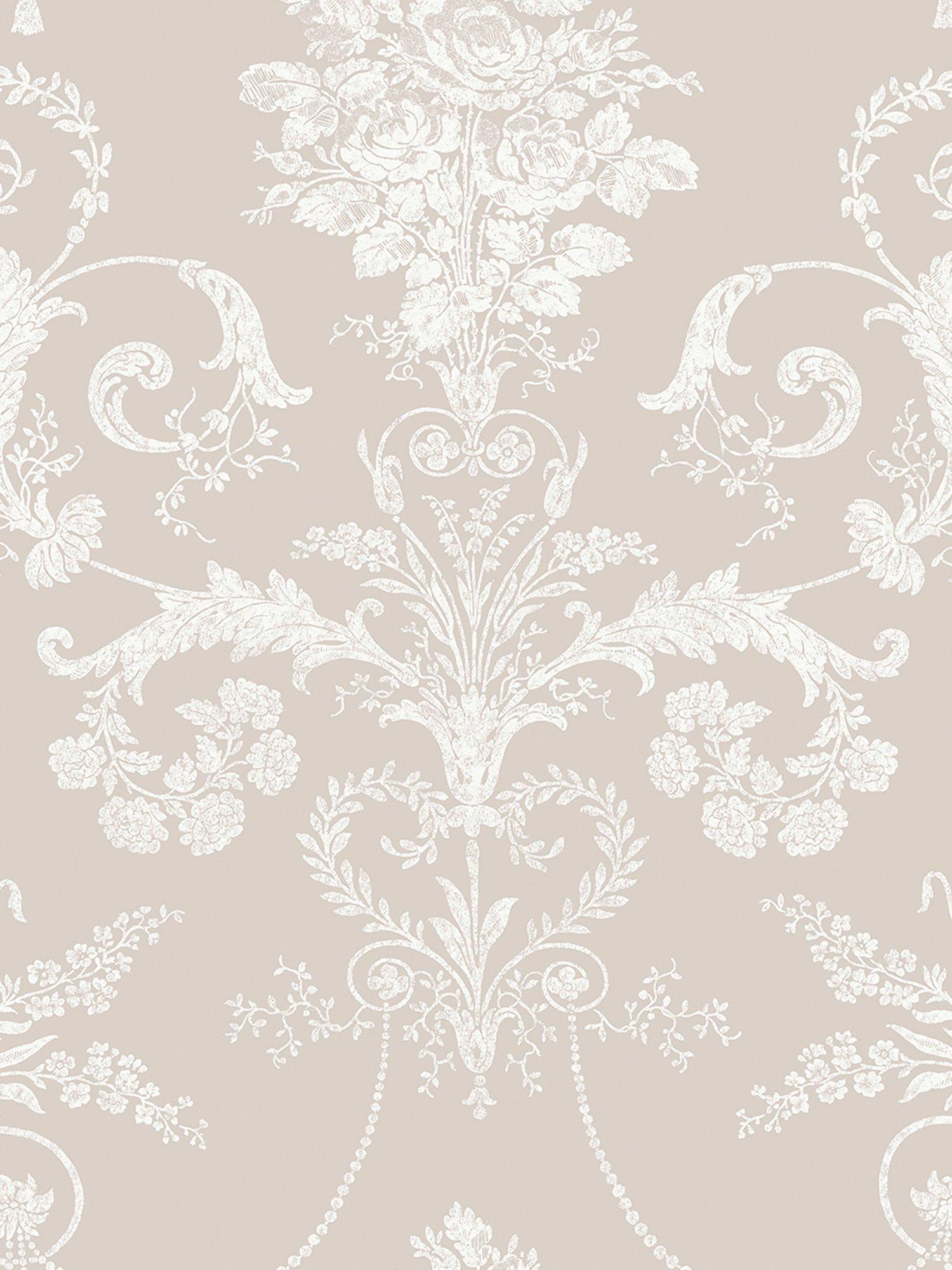 Papier peint Laura Ashley Josette à motif damassé, version britannique