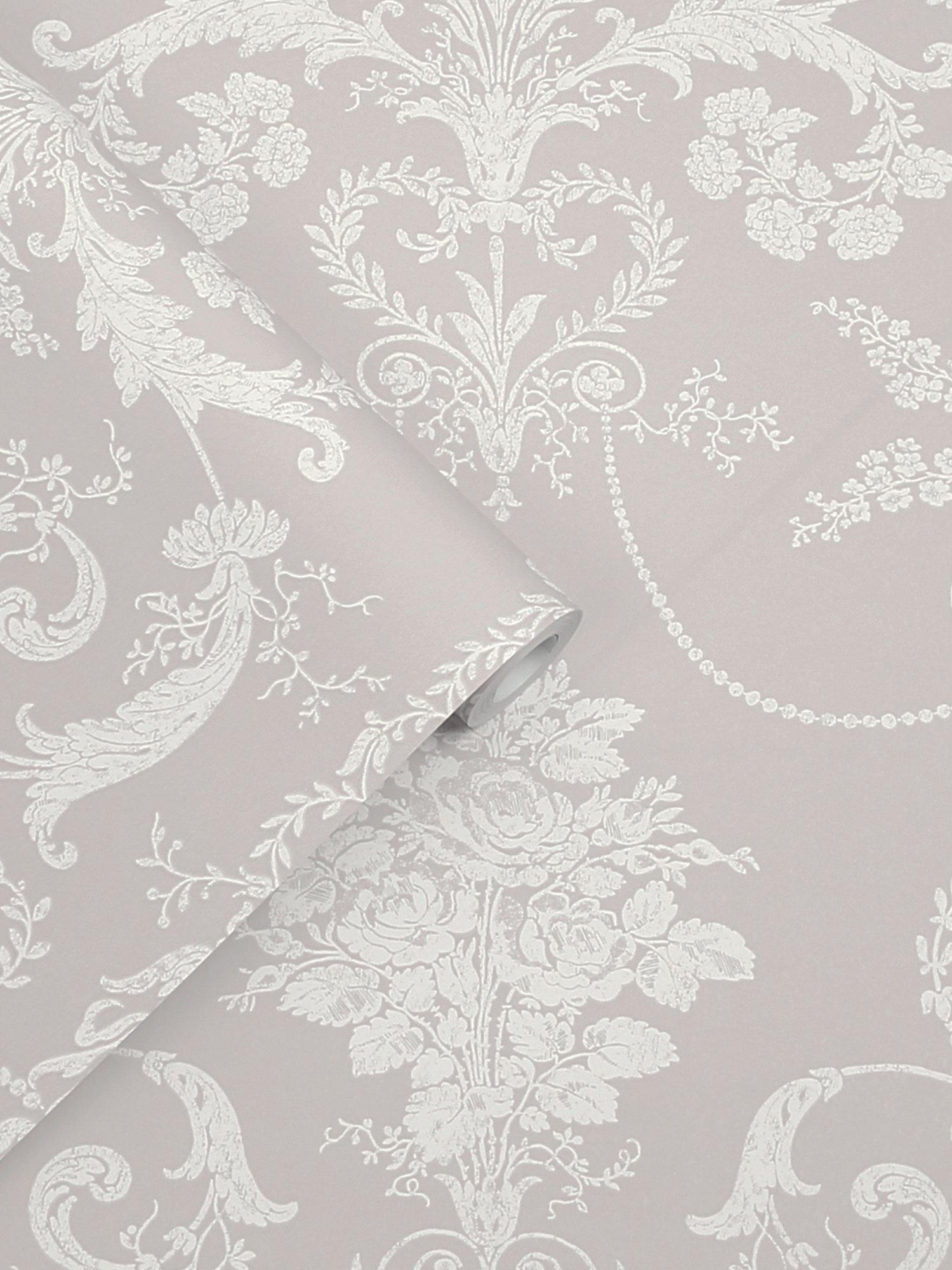 Papier peint Laura Ashley Josette à motif damassé, version britannique