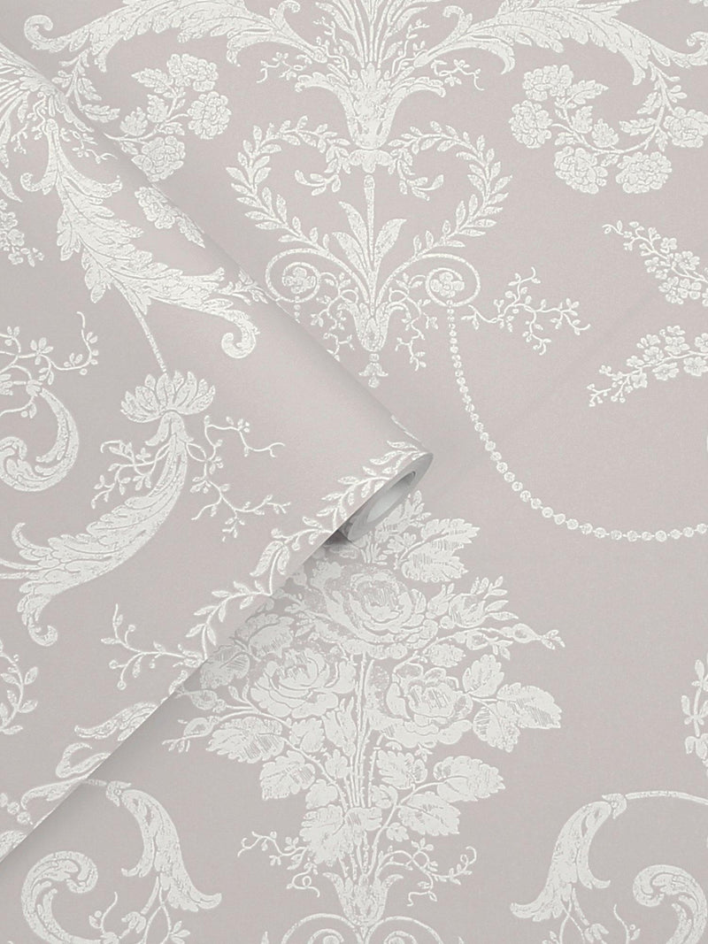 Papier peint Laura Ashley Josette à motif damassé, version britannique