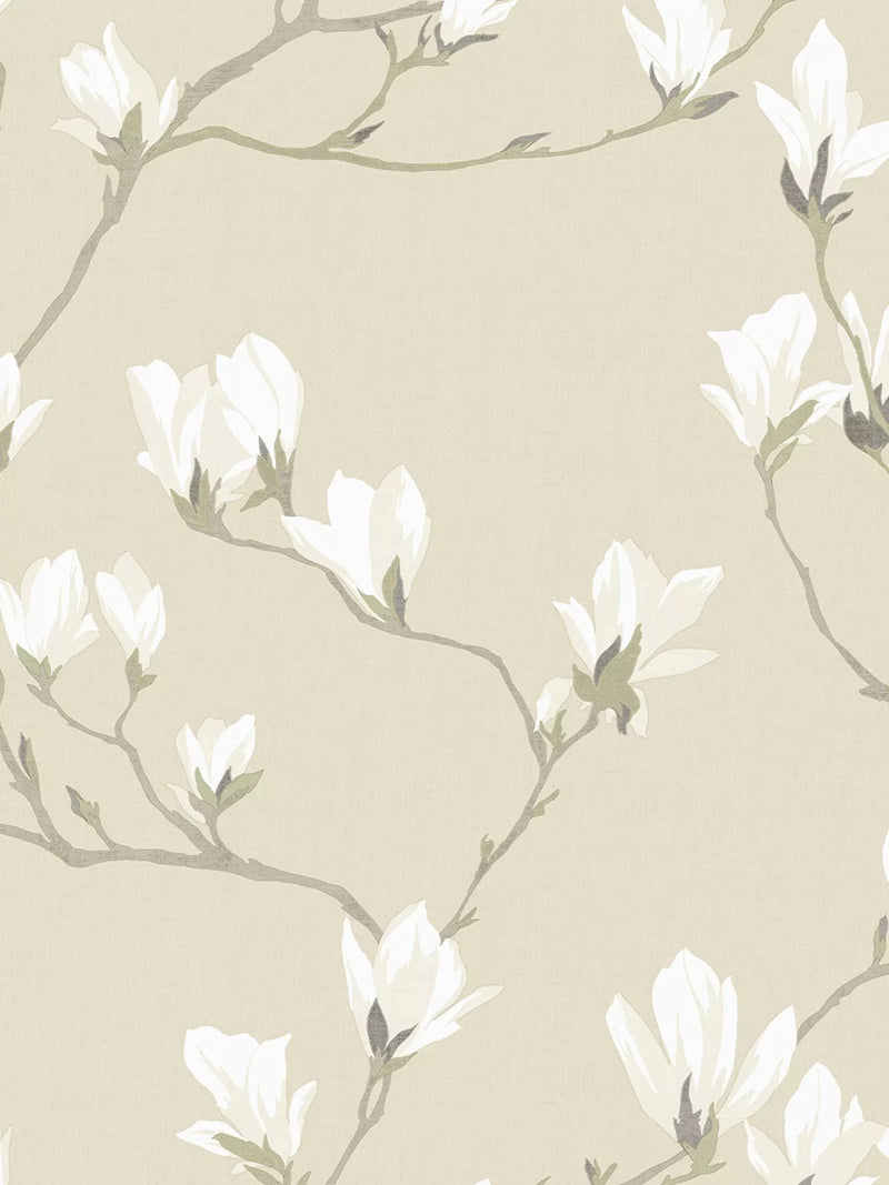 Laura Ashley magnolia floral wallpaper, UK version