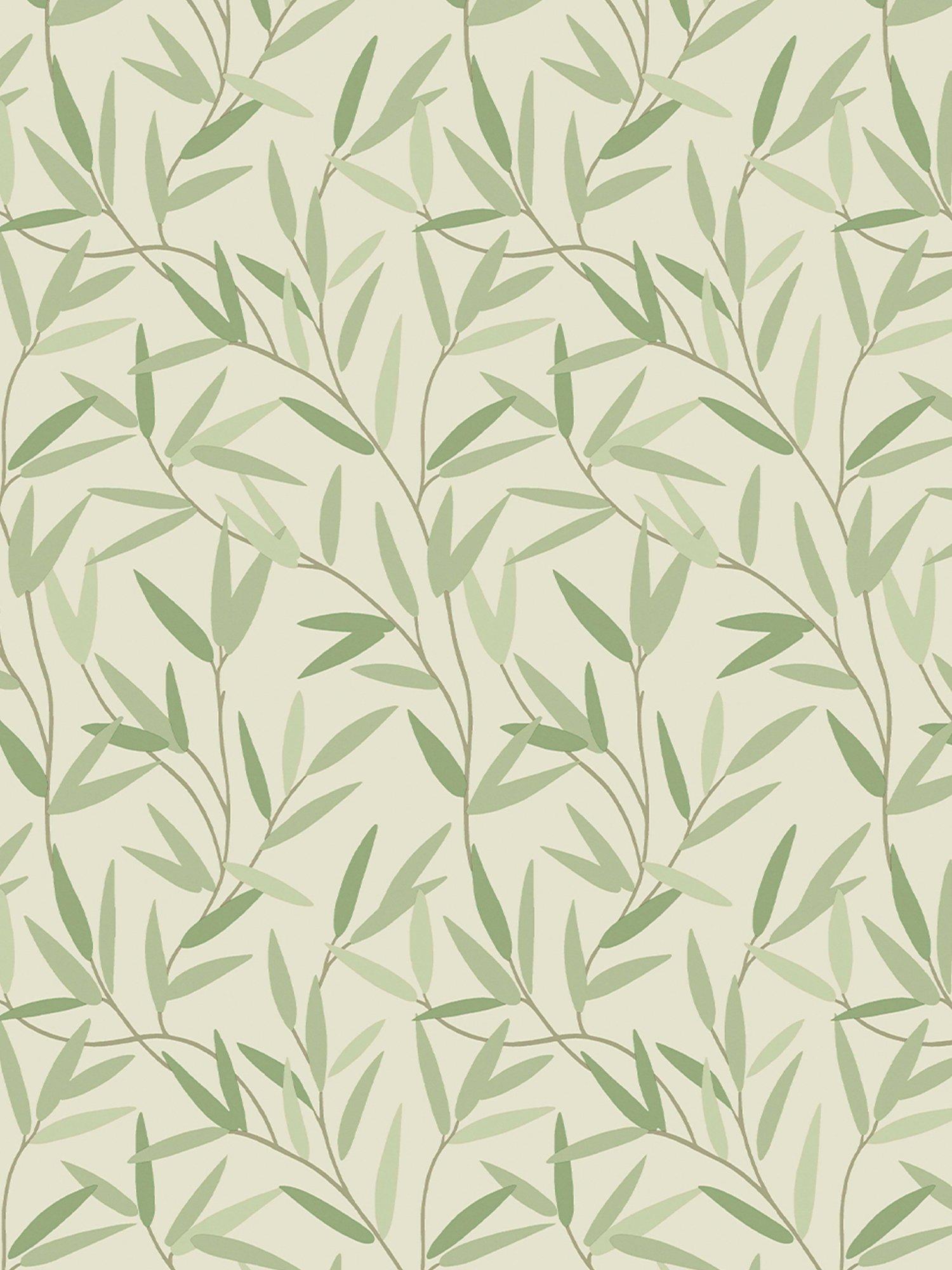 Laura Ashley Willow Leaf pattern wallpaper, UK version