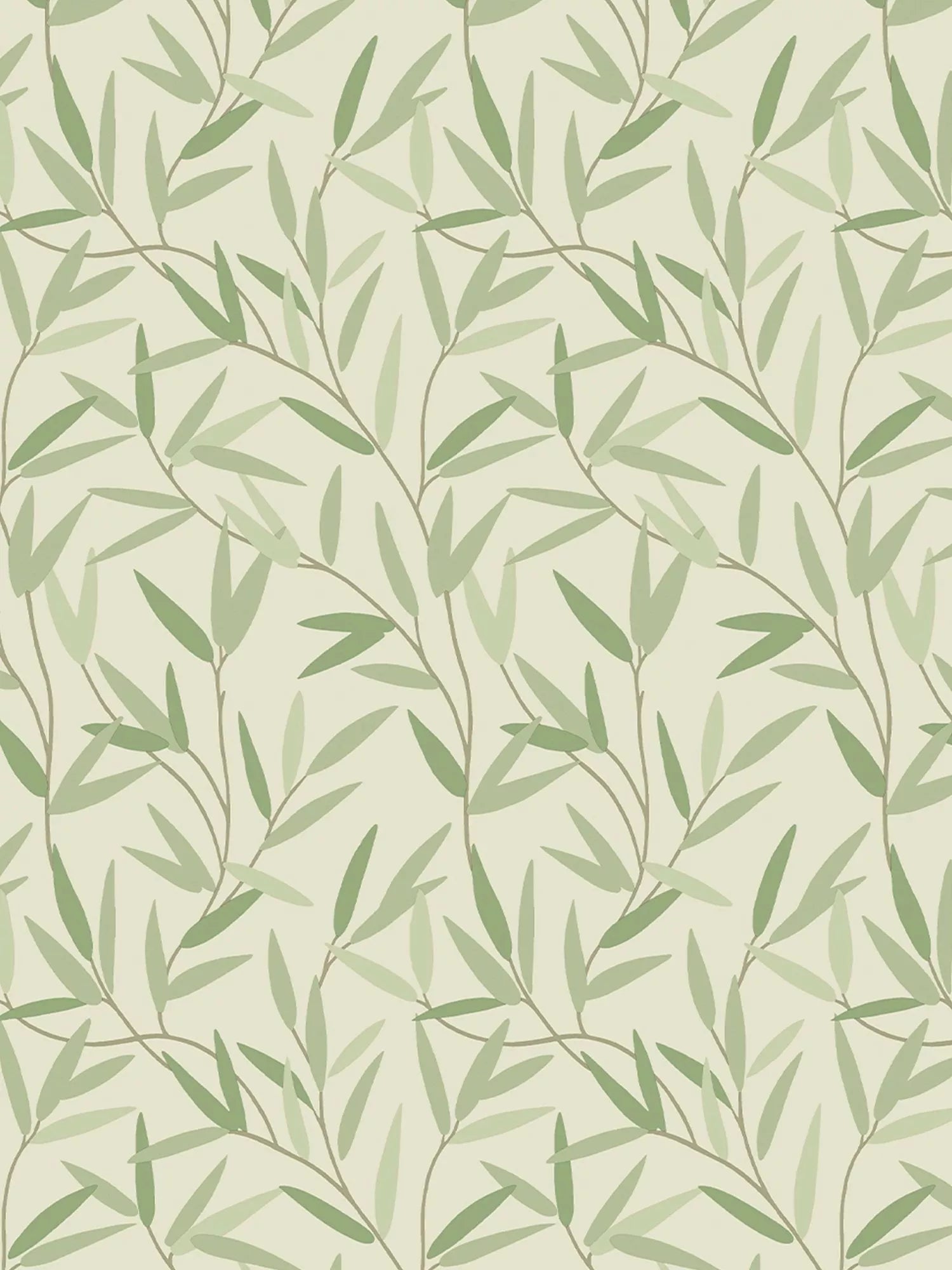 Laura Ashley Willow Leaf pattern wallpaper, UK version