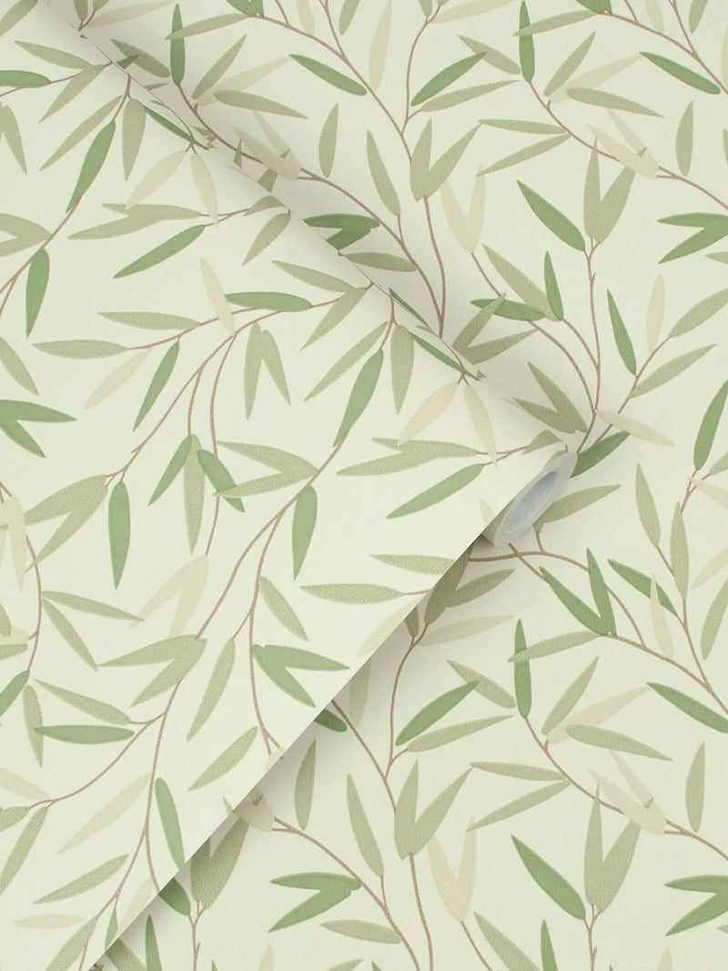 Laura Ashley Willow Leaf pattern wallpaper, UK version