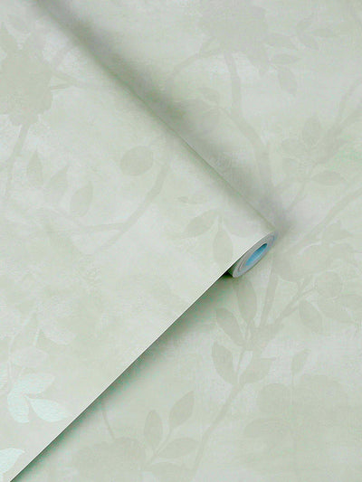 Papier peint silhouette Eglantine, Eau de Nil Laura Ashley John Lewis - Acheter en ligne chez McGrocer