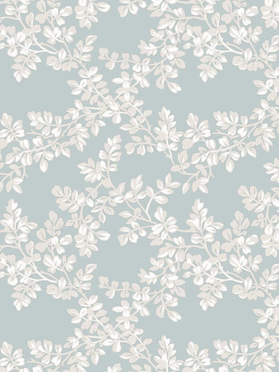 John Lewis Laura Ashley Burnham Tapet Blad Labyrint Design - Kjøp online hos McGrocer