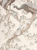 Laura Ashley Belvedere wallpaper with peacock design, UK version