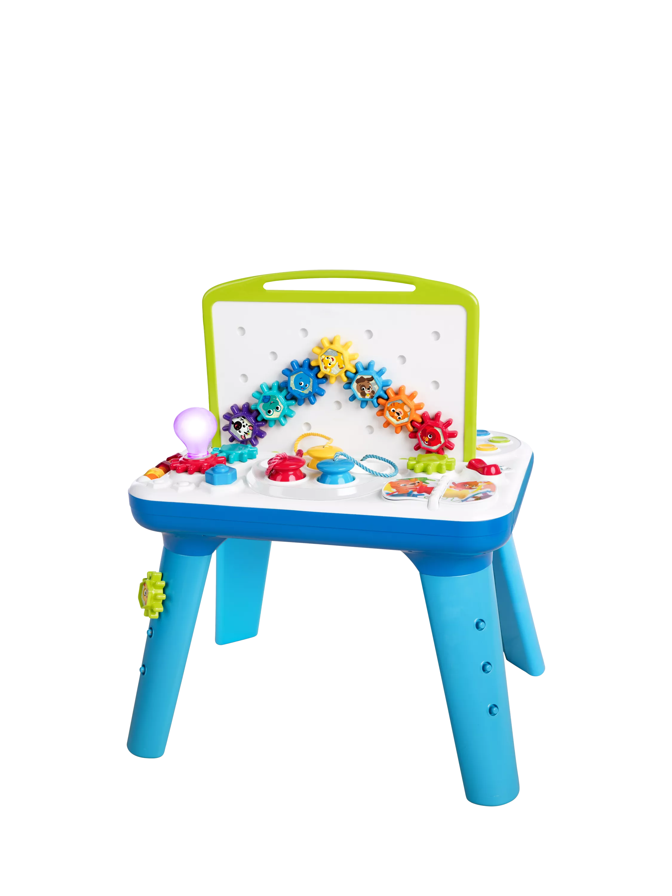 Baby Einstein Curiosity Table activity station with gears and lights - British product