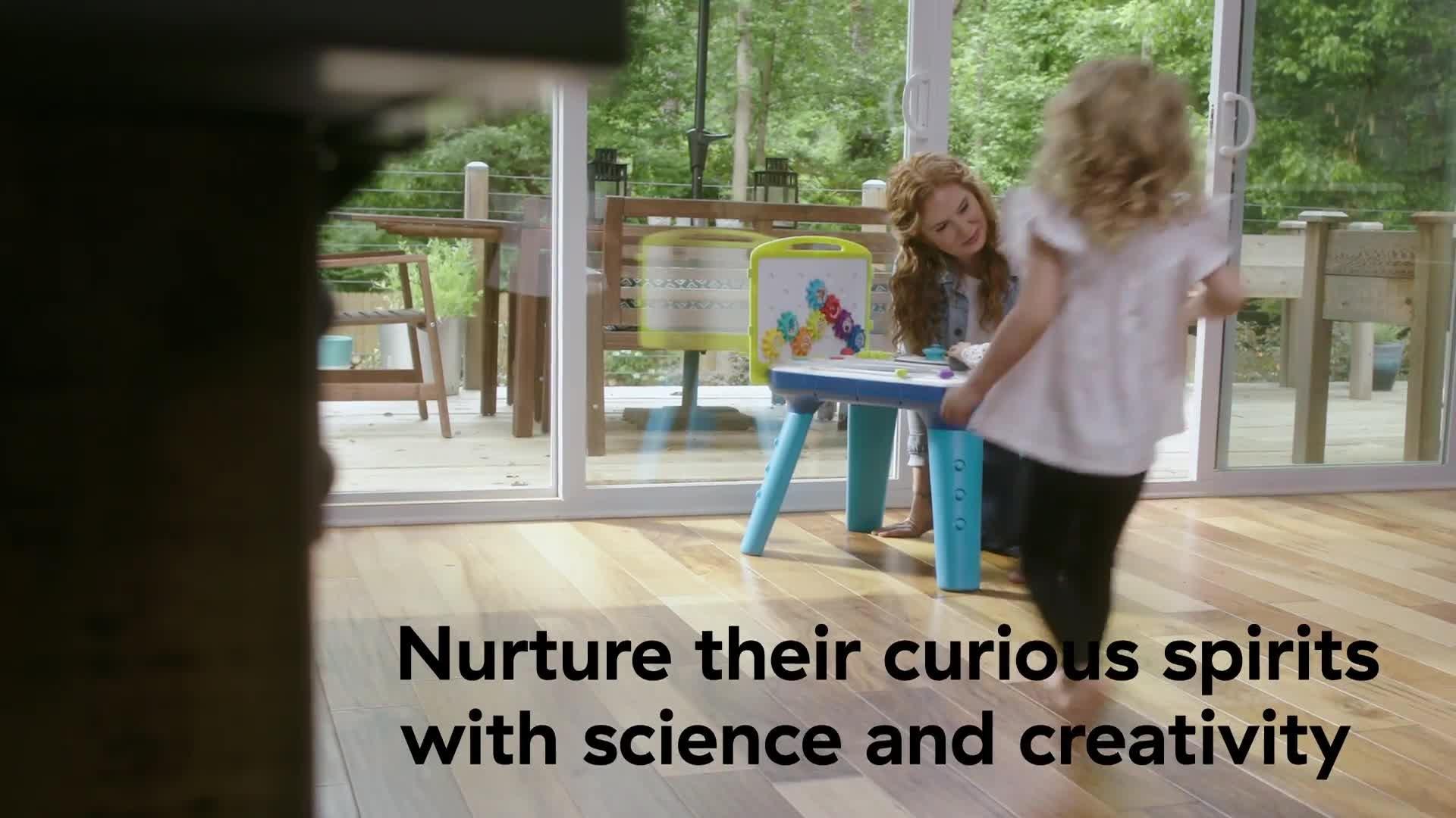 Baby Einstein Curiosity Table activity station with gears and lights - British product