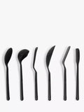 John Lewis silicone kitchen utensil set of 6 black (British brand)
