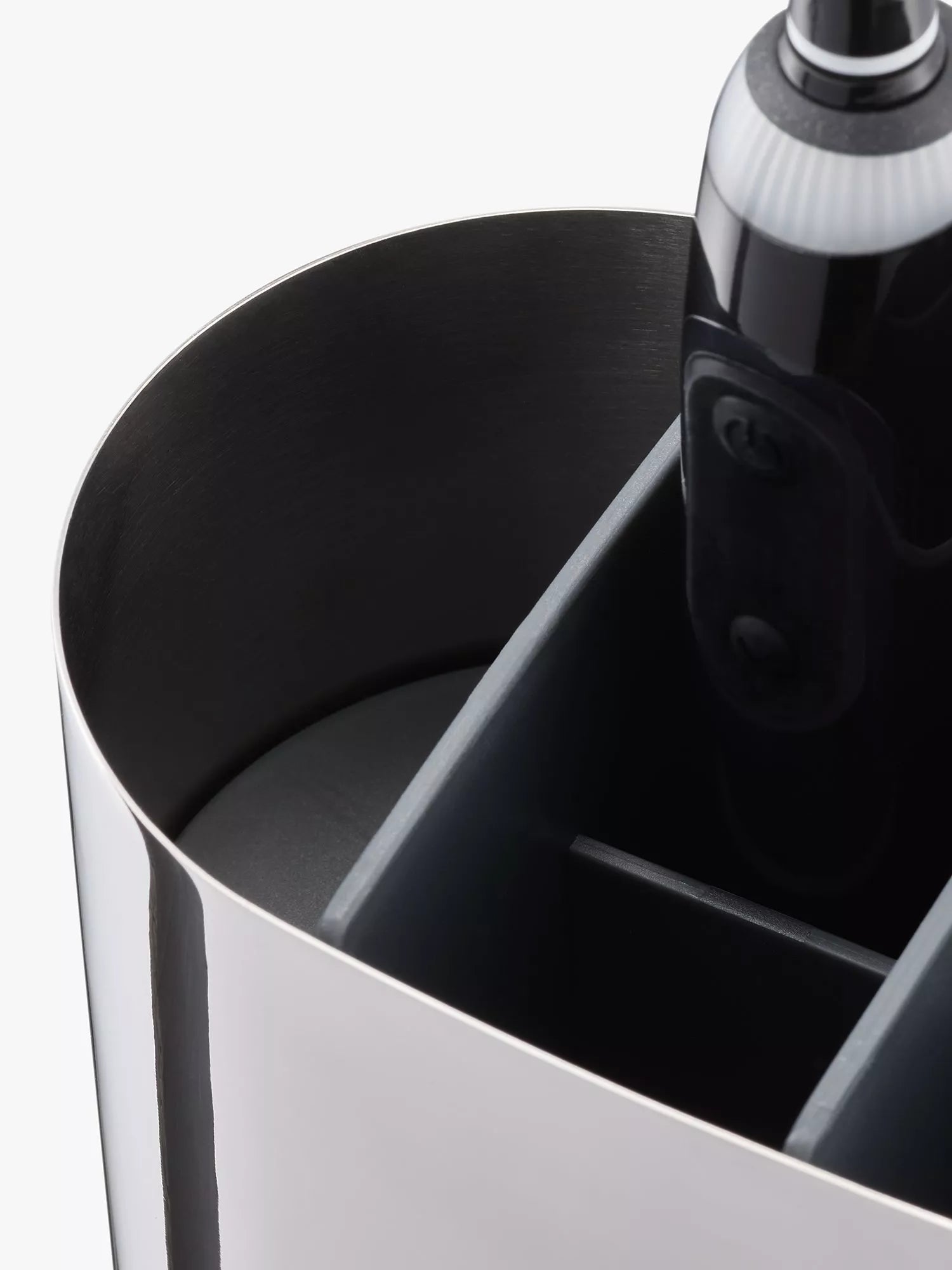 Joseph Joseph large toothbrush caddy stainless steel, UK version