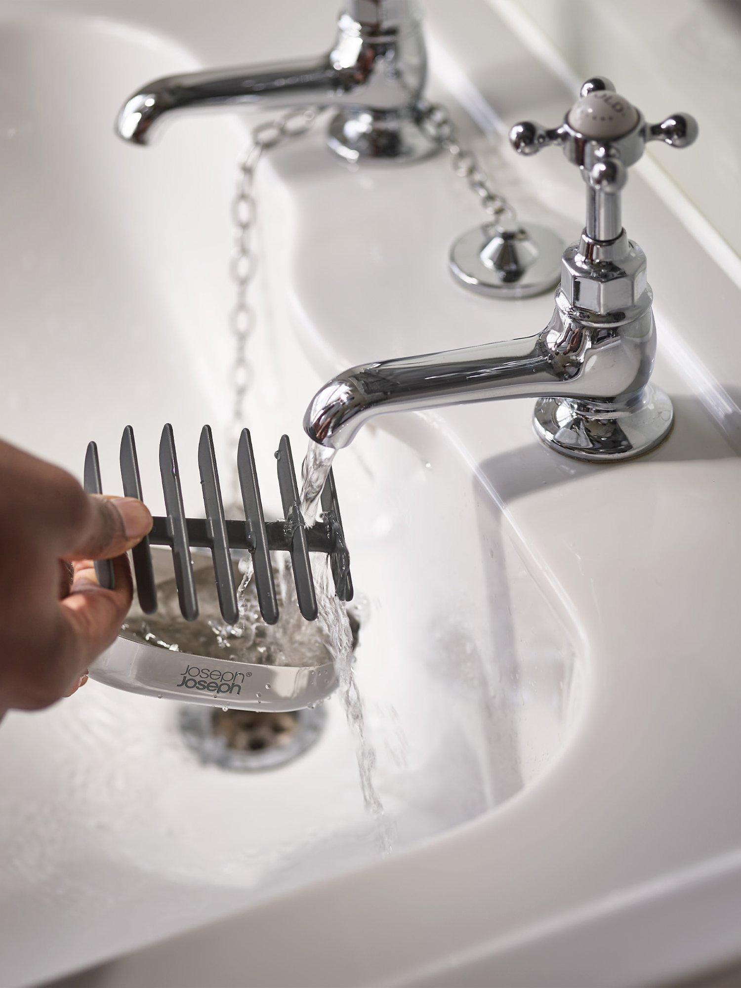 Joseph Joseph smart stainless steel soap dish, UK version
