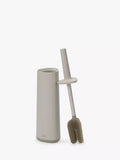 Joseph Joseph flexible triple-action toilet brush with smart holder in Ecru, UK version