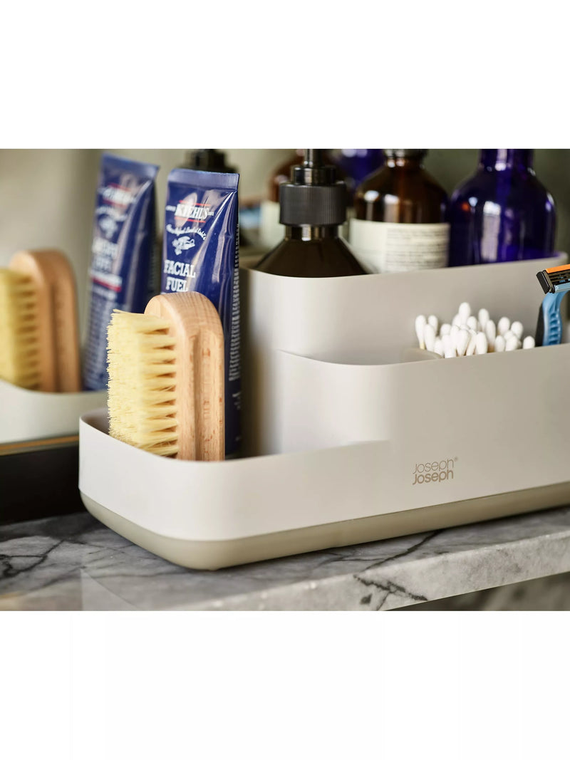 Joseph Joseph versatile bathroom caddy in ecru, UK version
