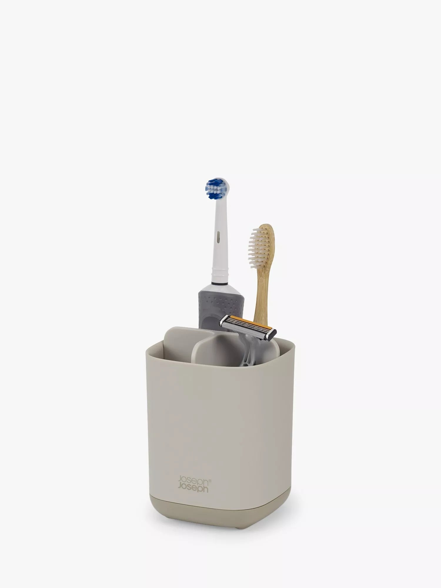 Joseph Joseph three-section toothbrush caddy, UK version
