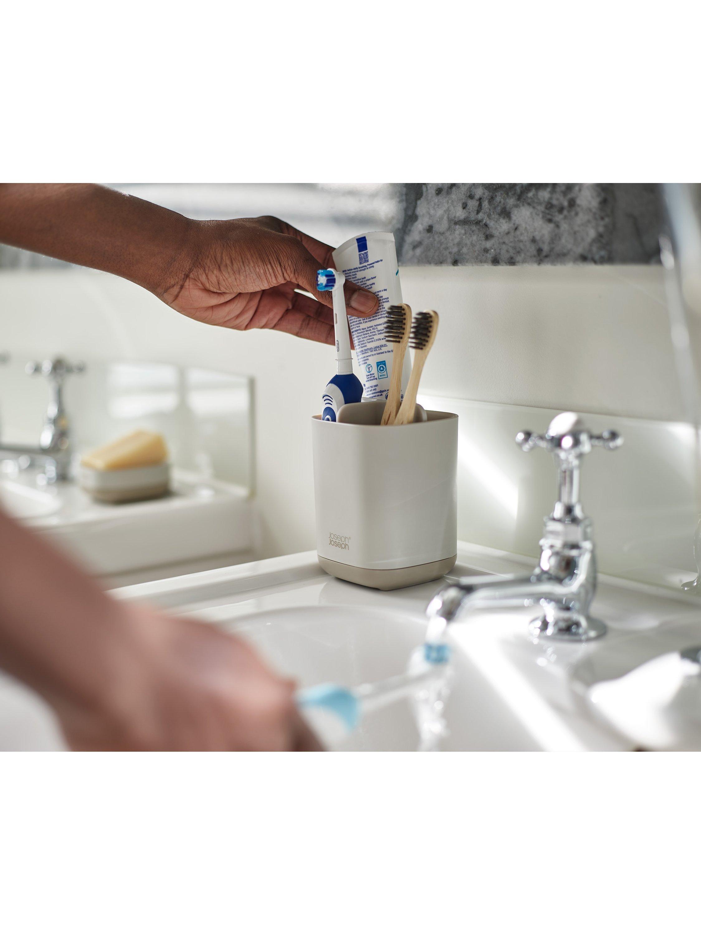 Joseph Joseph three-section toothbrush caddy, UK version