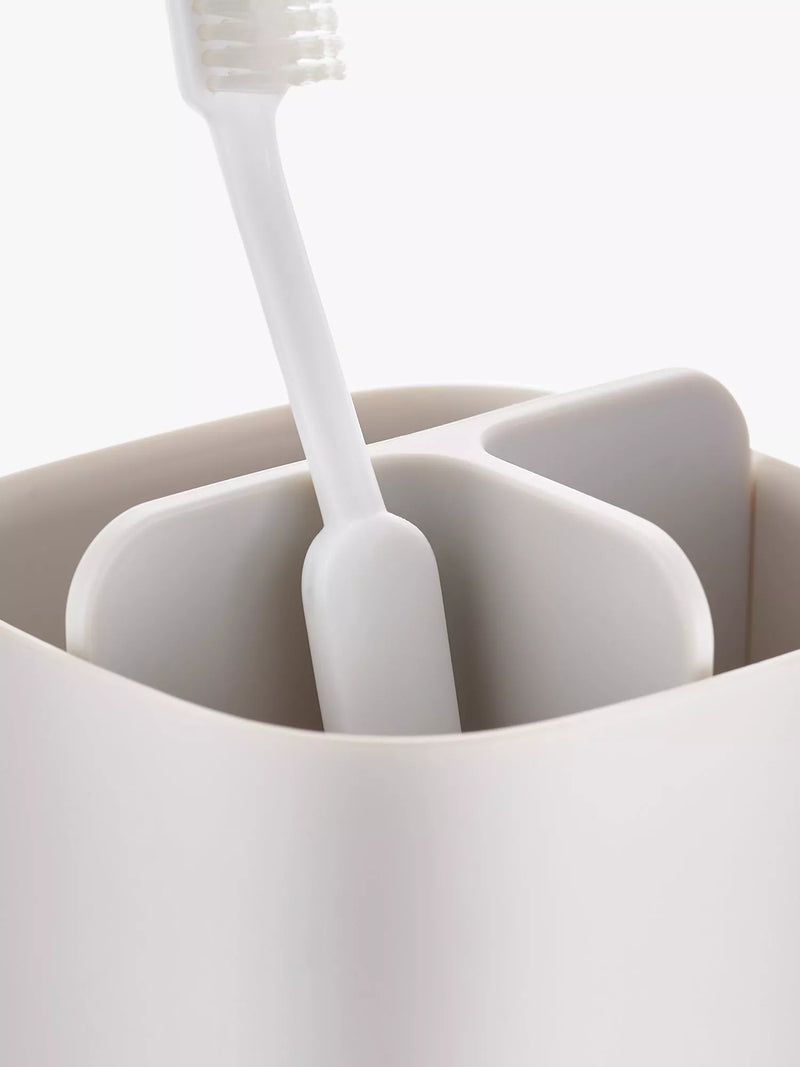 Joseph Joseph three-section toothbrush caddy, UK version