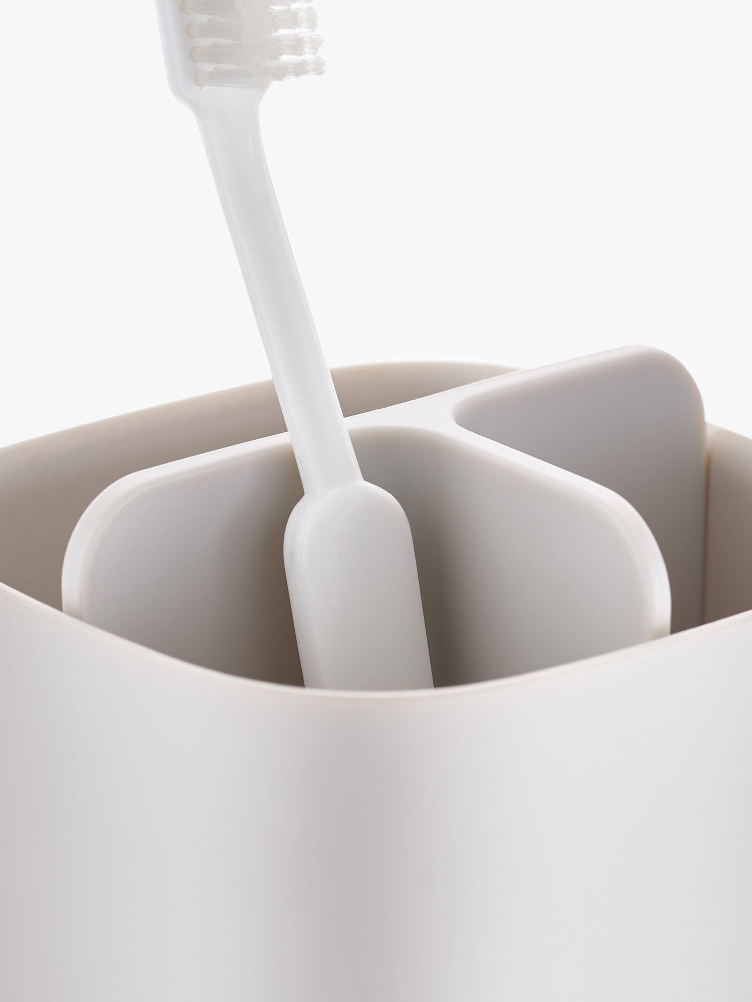 Joseph Joseph three-section toothbrush caddy, UK version