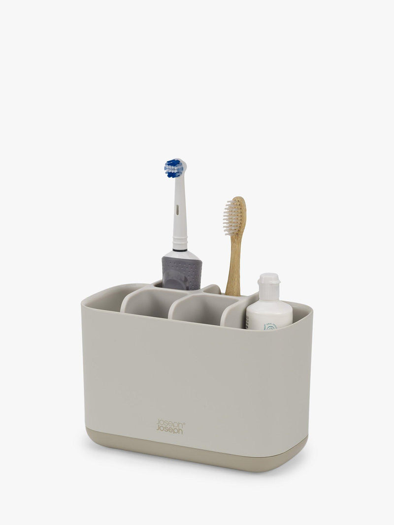 Joseph Joseph large toothbrush caddy with divided storage, UK version