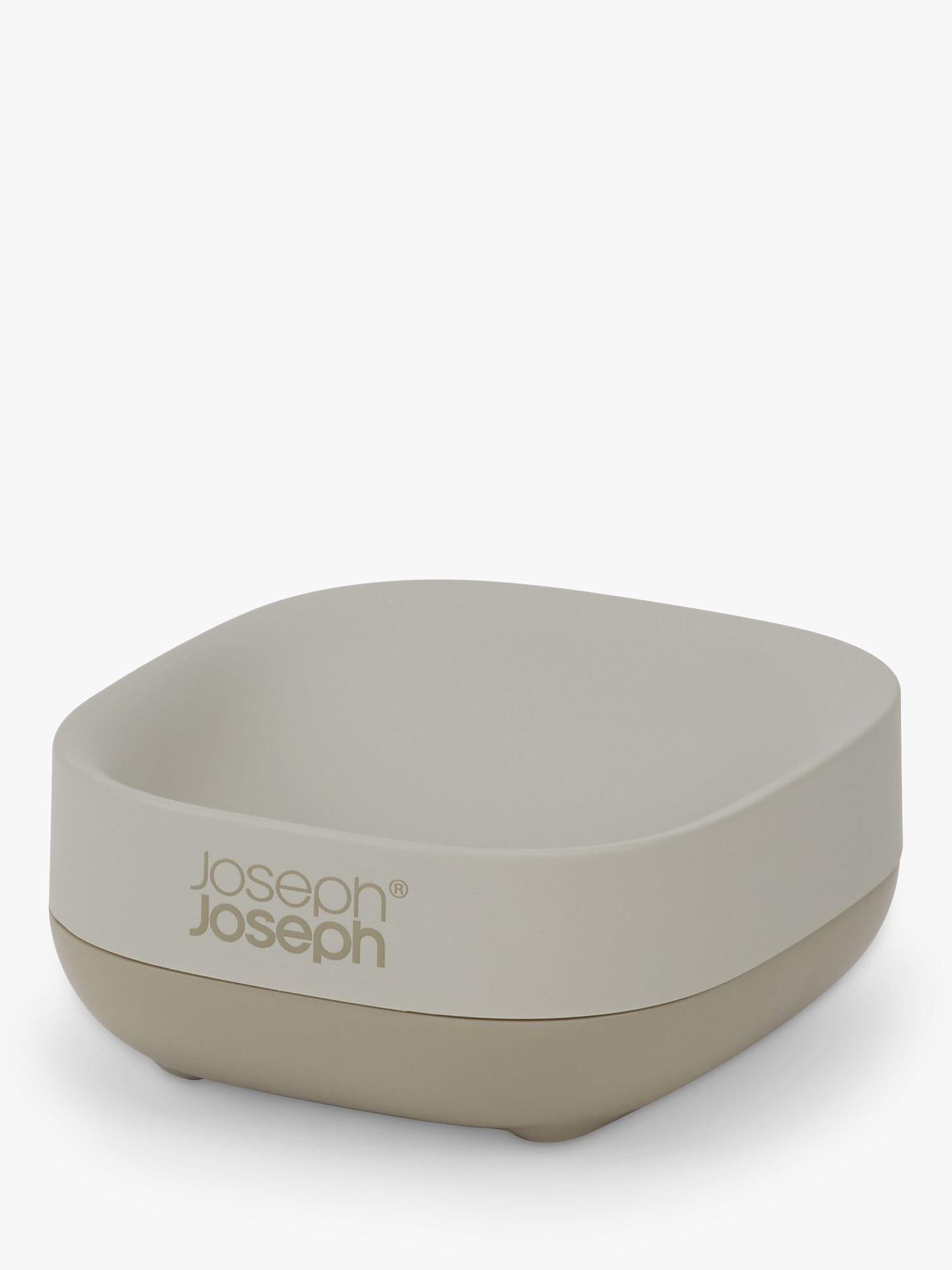 Joseph Joseph slim angled soap dish in ecru, UK version
