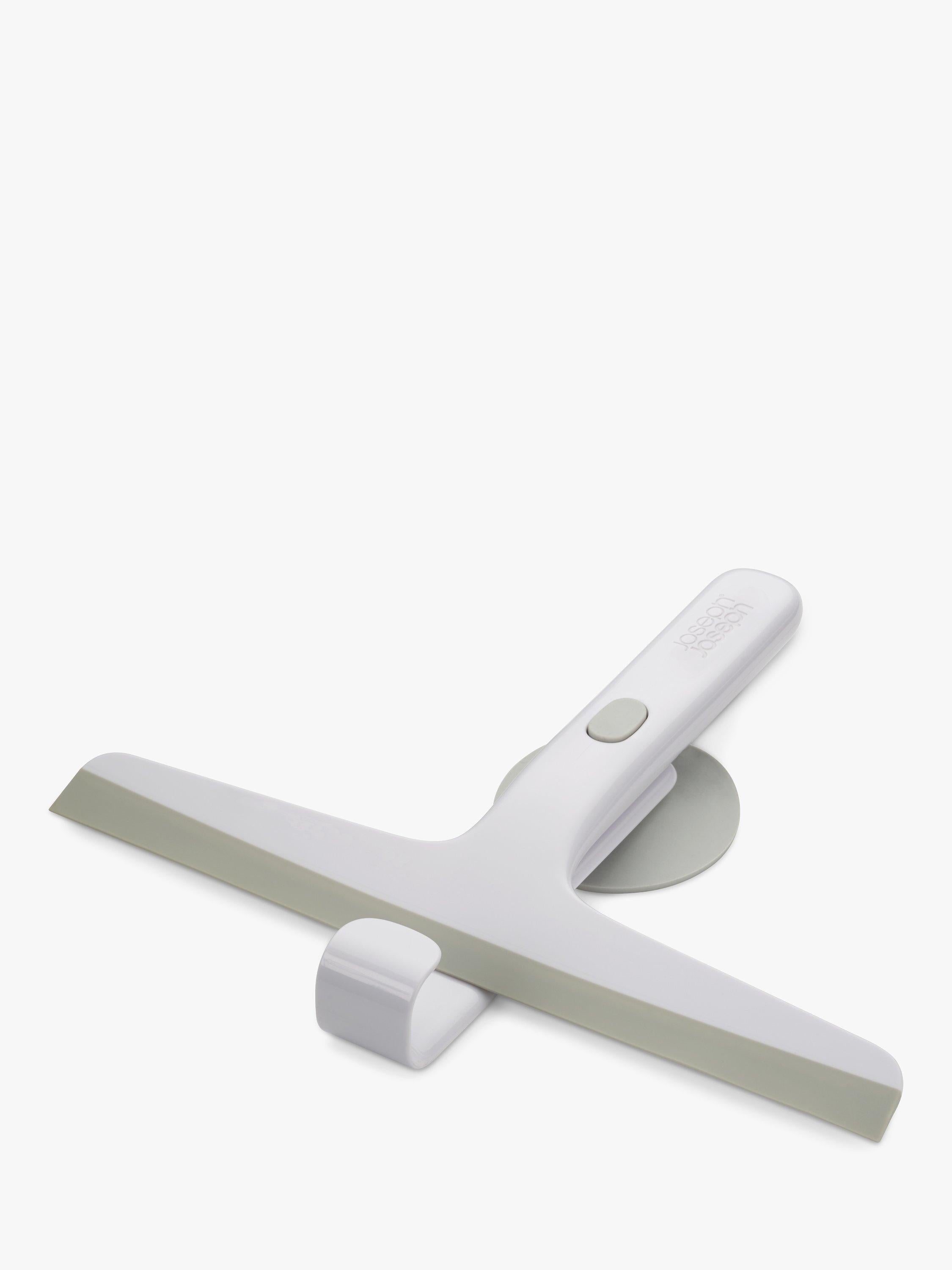 Joseph Joseph compact shower squeegee with storage holder, grey, UK version