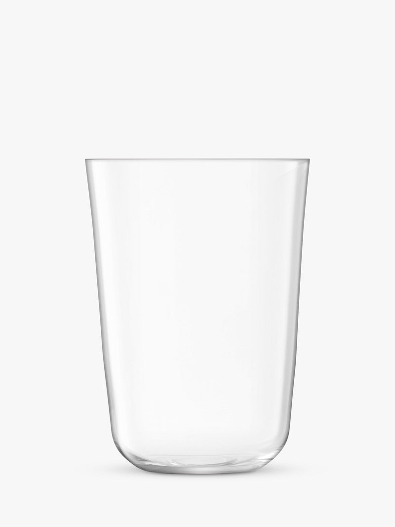 LSA International Arc stackable glass tumblers 550ml set of 4, UK version