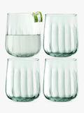 LSA International green glass tumblers set of 4 410ml, UK version