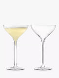 LSA International champagne saucers set of 2 250ml - British product