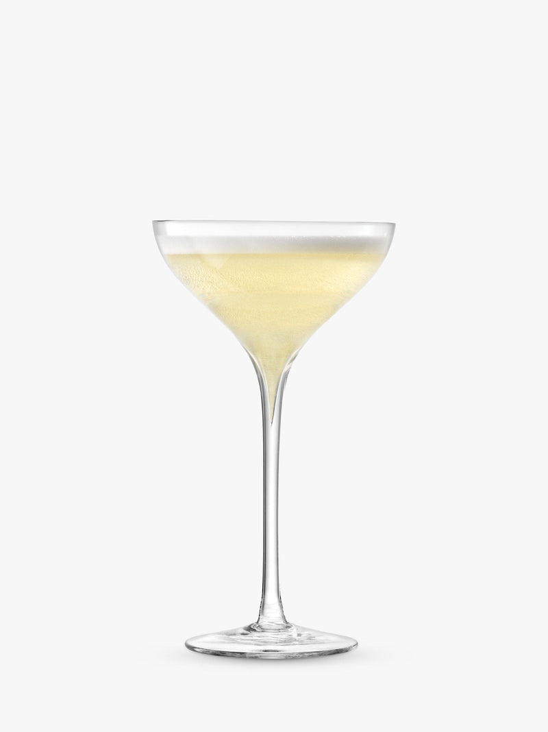 LSA International champagne saucers set of 2 250ml - British product