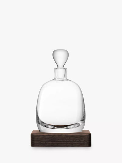 John Lewis LSA International Whisky Decanter and Walnut Wood Base 1.3L- Buy online at McGrocer