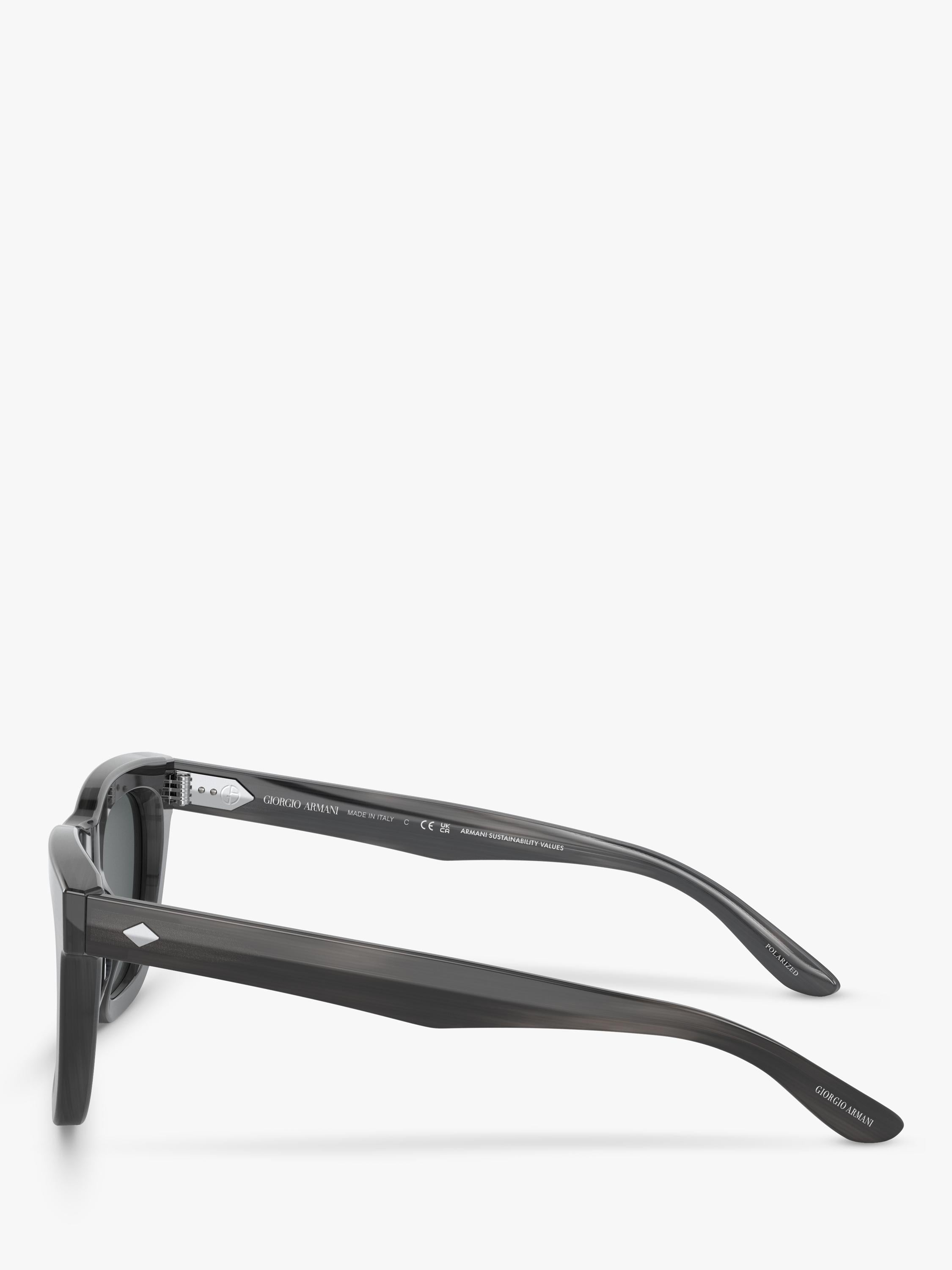 Armani Exchange D-Frame sunglasses polarised grey (British brand)