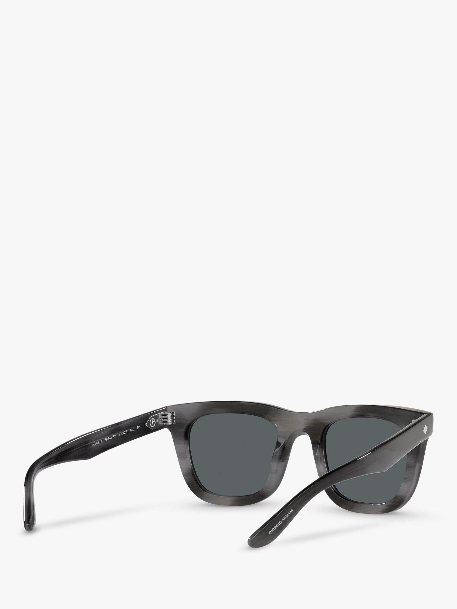Armani Exchange D-Frame sunglasses polarised grey (British brand)